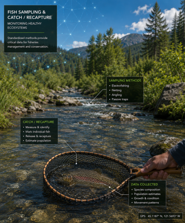 Driftwise screenshot: Capture in the Field — Fisheries