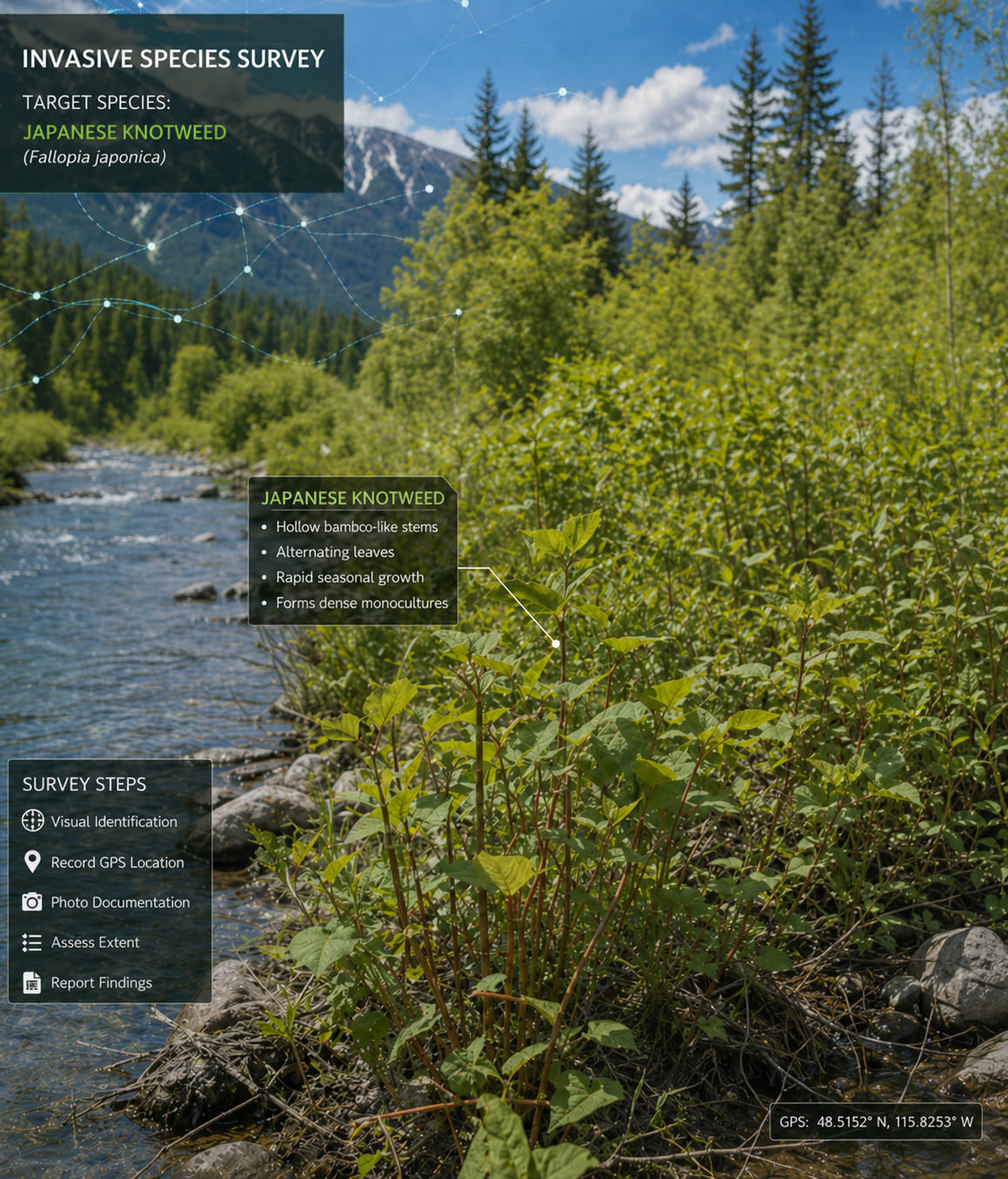 Driftwise screenshot: Flag a Sighting — Habitat Restoration & Invasives