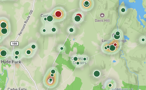 Driftwise screenshot: Map Sightings & Hotspots — Habitat Restoration & Invasives