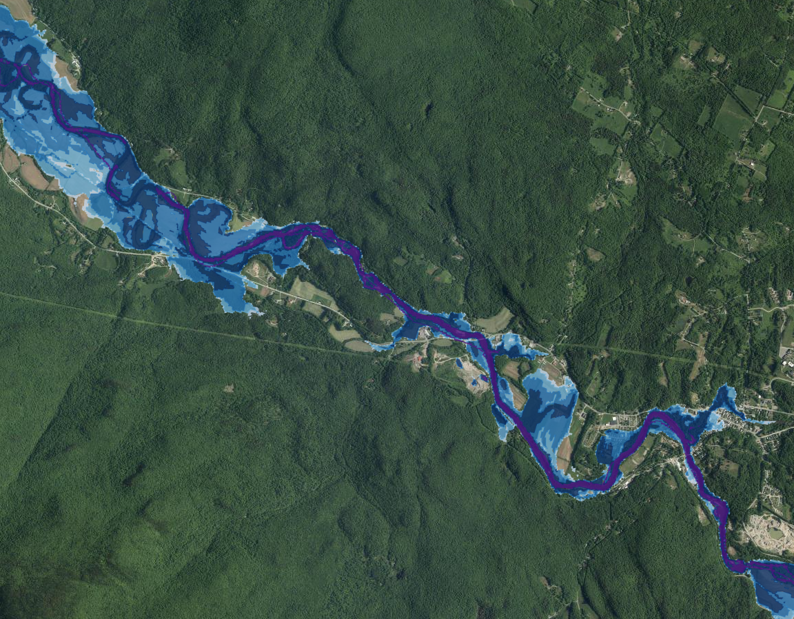 Driftwise Corridor Intelligence panel: Flood Monitoring Layer — Inundation extent + forecast